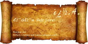 Ádám Adrienn névjegykártya